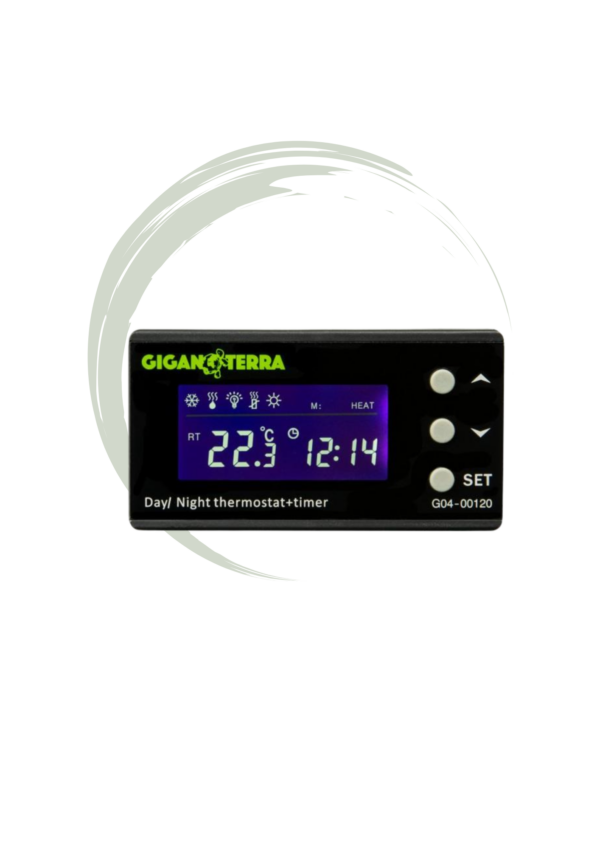 Termostato Digitale Giorno/Notte Con Timer GiganTerra - immagine 3